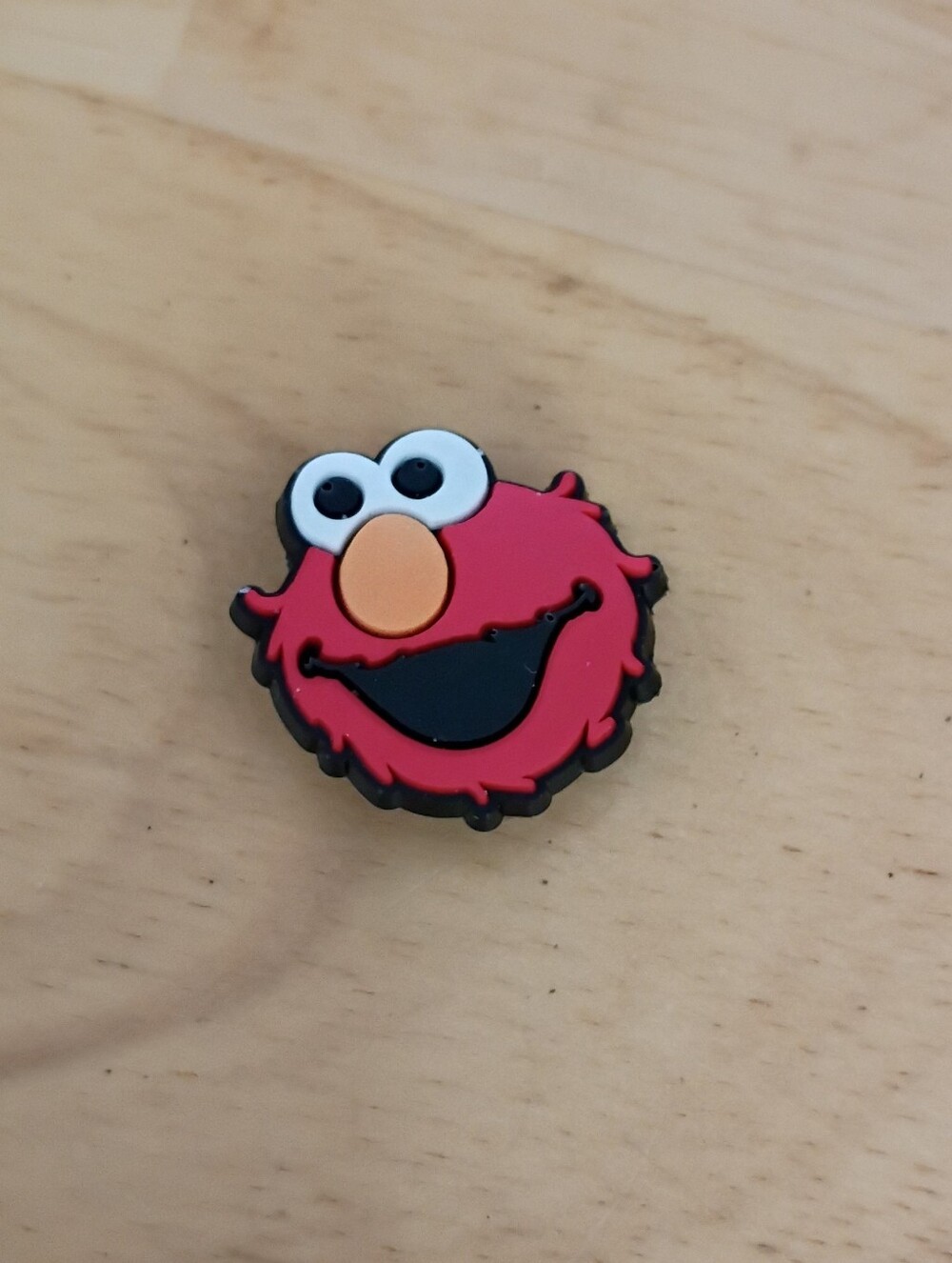 10 for $10 Jibbitz Croc Charms - Red Elmo Face Smiling 3 - New Shoe Charms